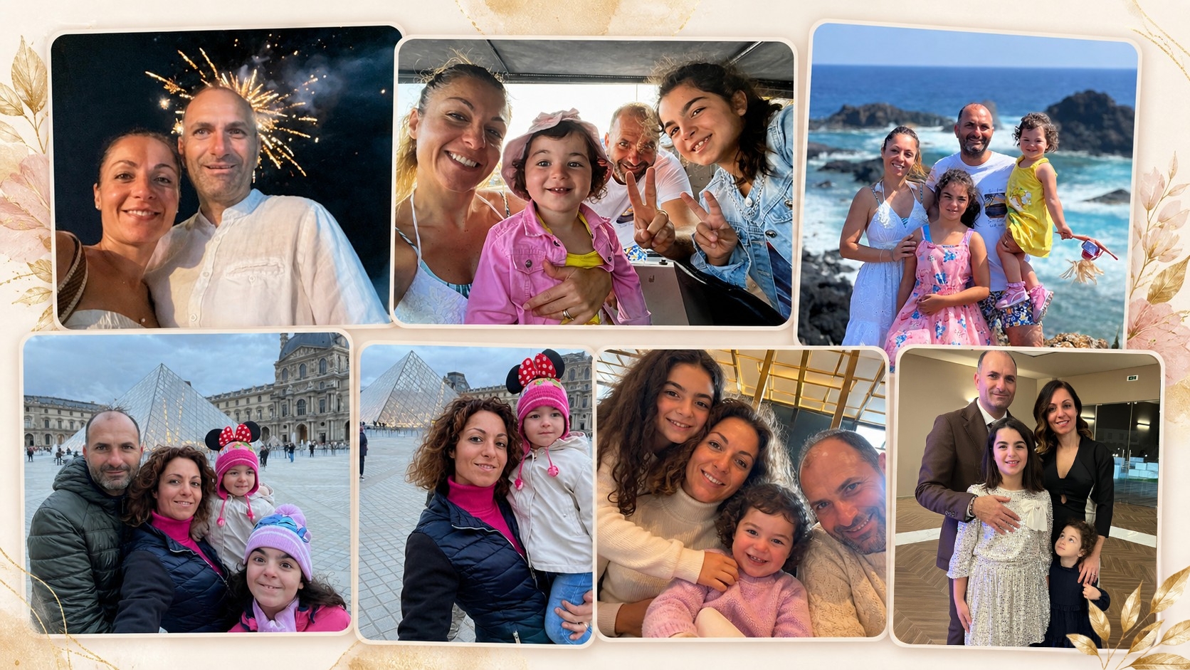 Family moments collage